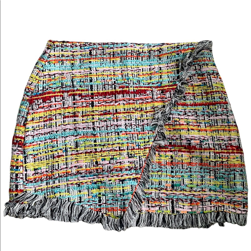 Forever 21 multicolor tweed mini skirt